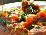 Osso bucco de dinde a la milanaise et sa gremolata
