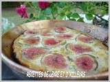 Poelee de figues fraiches en omelette & son smothie aux fruits rouges glace a la reglisse