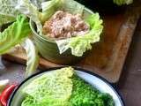 Suite et fin (pour l’instant) de la saga, chou farci saveur marine, au quinoa et au saumon