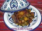 Tajine de magret aux legumes d’ete & aux mirabelles