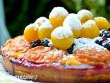 Tarte allegee a la ricotta et aux fruits d’ete