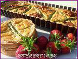 Tarte aux asperges, a la ricotta & tomates sechees