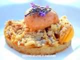 Tarte aux peches fondantes d’amanda hesser & mon sorbet aux abricots a la feve tonka avec et sans sorbetiere