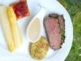 Temps de cuisson du roti de boeuf en croute d’herbes entoure de crepine et ses clapets (crepes epaisses) des freres trois gros