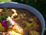 Terrine avec un legume d’ete, la courgette aromatisee a la menthe