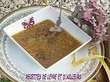 Veloute aux boulettes de viande ou h’assou