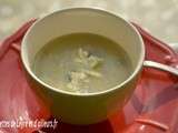 Veloute detox, aux endives et au roquefort et tarte simple aux poireaux