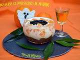 Tiramisu Halloween (oranges-mandarines-spéculoos-sirop de Liège)