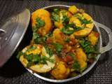 Curry d'œuf Mauricien-Rougail Dizef