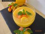 Gaspacho aux poivrons et carottes jaunes
