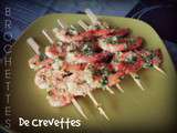 Brochettes de Crevettes
