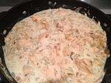 Pâte au saumon sauce citron