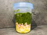Purée courgettes salade - Jambon - Riz - Bébé dès 8 mois
