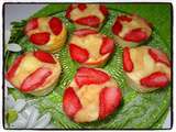 Muffins à la fraise (sans œuf)