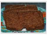 Cake cacao cannelle sur la base de christophe michalak