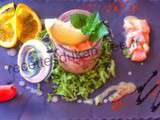 Verrines de saumon mariné au citron et agrumes –  (possible pl) Conso, Mercredi Escalier Nutritionnel