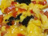 Brouillade de truffe et caviar