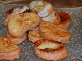 Pain perdu au blancs d'oeufs