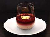 Panna cotta cerises amandes