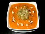 Soupe de courge butternut aux lentilles