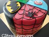 Gâteau Avengers à la pâte à tartiner
