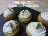 Mini cupcake citron corianfre kiri