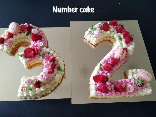 Recettes De Number Cake Et Fraisier