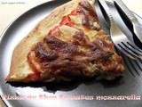 Pizza au thon tomates mozzarella