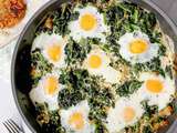 Adeena Sussman's Green Shakshuka with Crispy Latkes Recipe