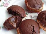 Muffins chocolat au coeur de caramel au beurre salé