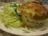 Petite tourte de poulet et champignons de Paris pour un soir