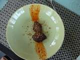 Ganache au chocolat et confiture de harissa