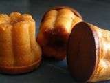 Cannelés à la crème de châtaigne et à la crème de marron