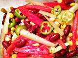 Salade d'haricots rouge pimentée