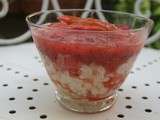 Riz au lait à la rhubarbe et aux fraises (Jamie Oliver)
