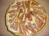 Tarte au poires et à la crème fraiche