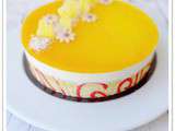 Bavarois exotique (coco / fruit de la passion)
