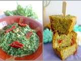 Cake au pesto de roquettes et tomates et séchées