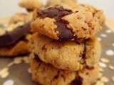 Cookies aux flocons d’avoine et au chocolat noir