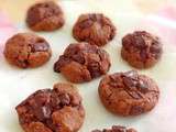 Cookies tout chocolat à la purée d’amandes
