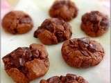 Cookies tout chocolat à la purée d’amandes