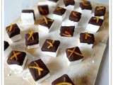Guimauve au chocolat et écorces d’orange confite (100% maison)