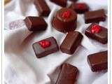 Guimauves à la framboise, dans leur robe toute chocolatée