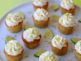 Mini-cupcakes menthe et citron vert (façon mojito)