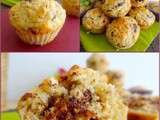 Muffins aux flocons d’avoine, banane et chocolat