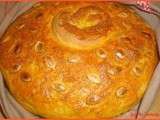 Pain au potiron et aux noisettes