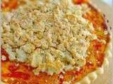 Tarte à la tomate, Crumble de chèvre