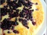 Tarte au sucre et aux myrtilles (façon tarte septimontaine)