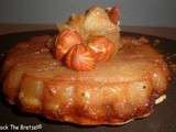 Tartelettes poires, chocolat et noisettes (façon tatin)