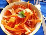 Salade de carottes à l’orange sanguine et au carvi